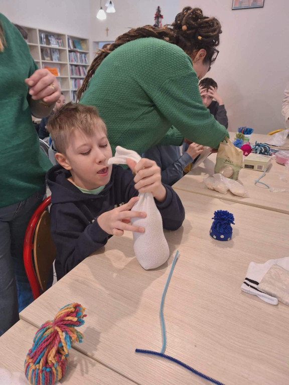 Zajęcia >>Bezpieczna zima<< dla uczniów SOSW