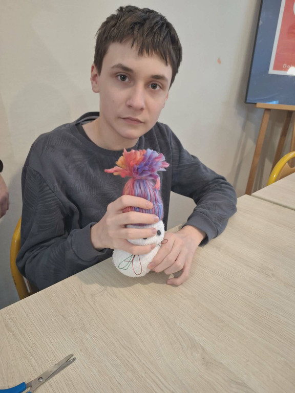 Zajęcia >>Bezpieczna zima<< dla uczniów SOSW