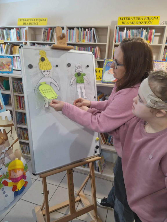 Zajęcia >>Bezpieczna zima<< dla uczniów SOSW