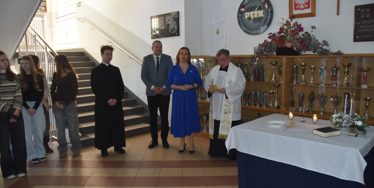 Wizyta duszpasterska w I LO