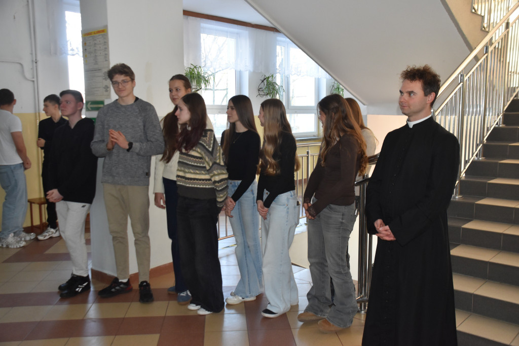 Wizyta duszpasterska w I LO