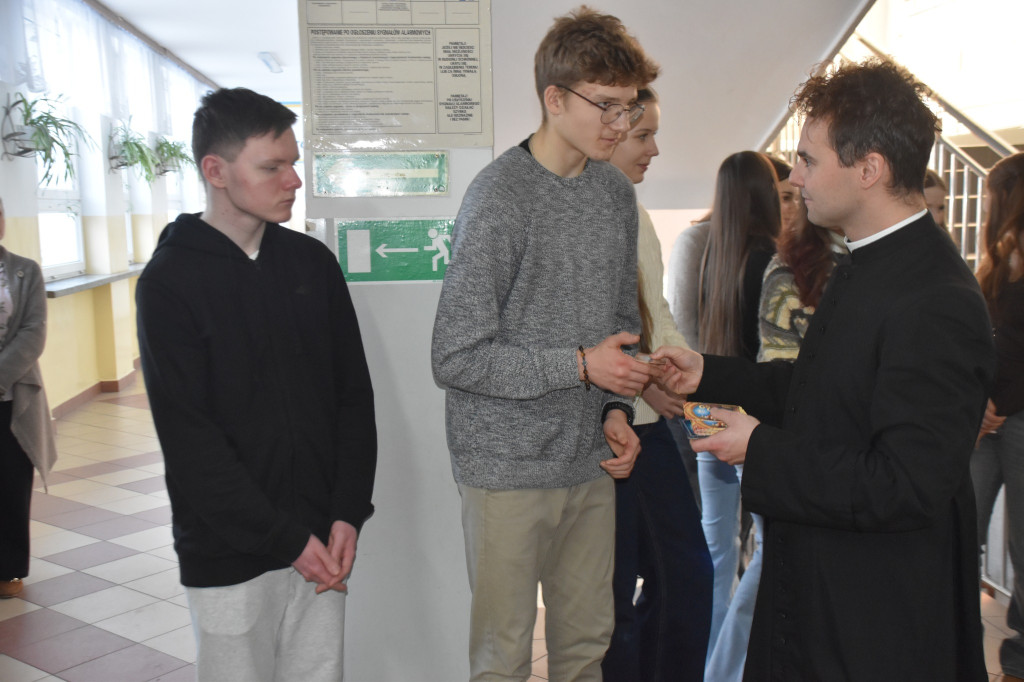 Wizyta duszpasterska w I LO