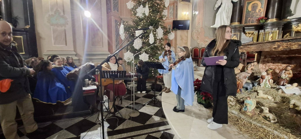 Radzyńska schola na koncercie w Łukowie