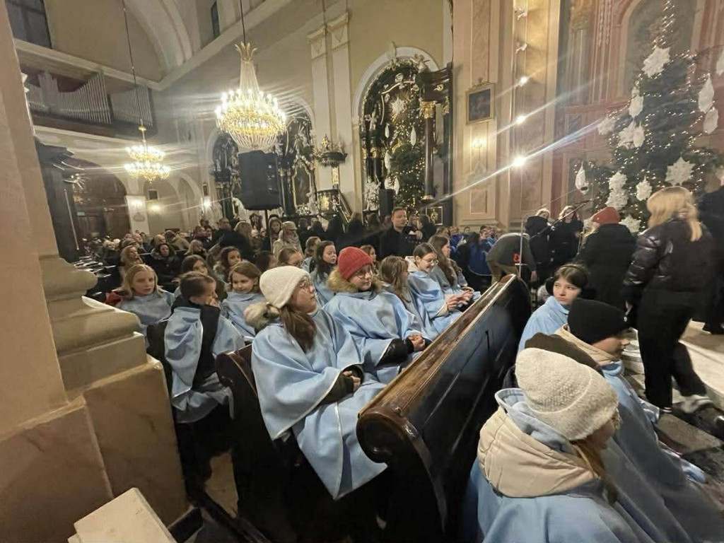 Radzyńska schola na koncercie w Łukowie