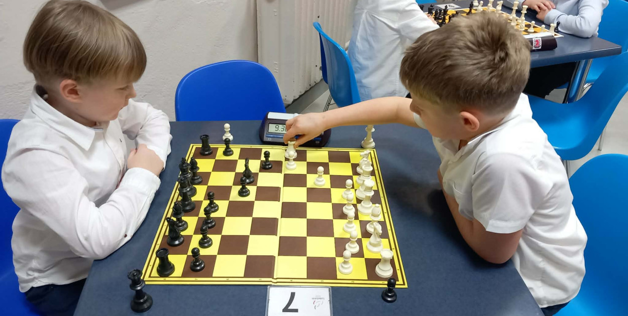 Turniej szachowy dla uczniów >>Jedynki<<