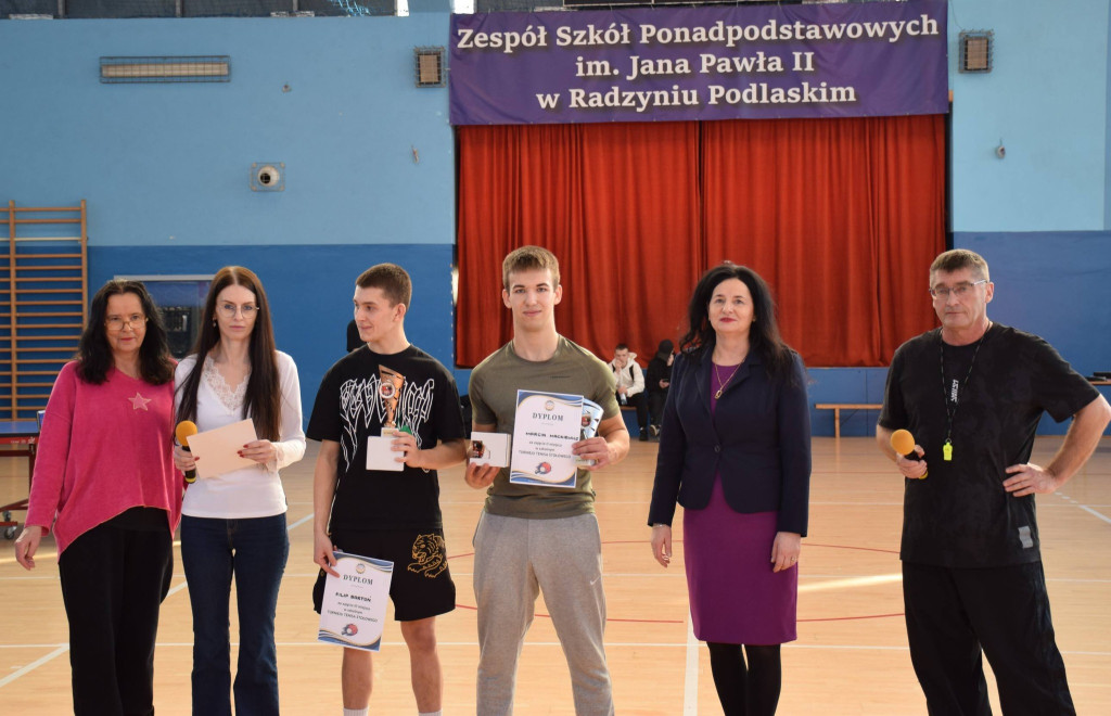 Turniej tenisa stołowego w ZSP