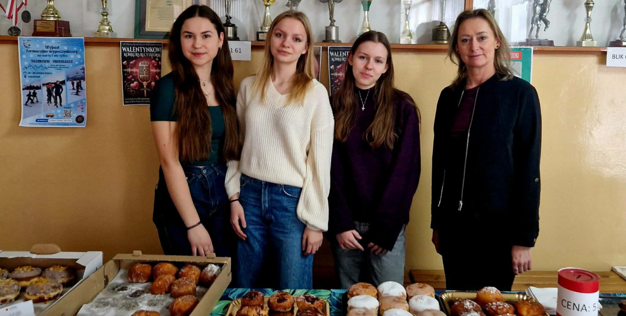 Akcja charytatywna w I LO w Tłusty Czwartek