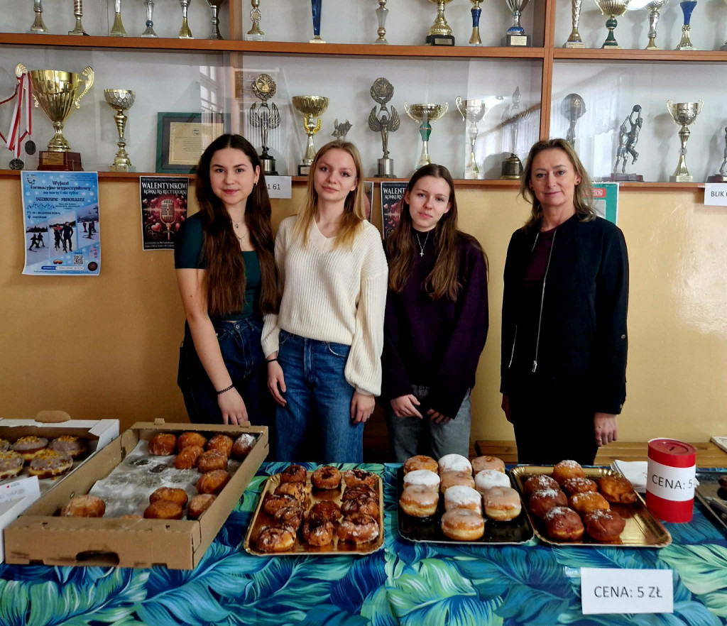 Akcja charytatywna w I LO w Tłusty Czwartek