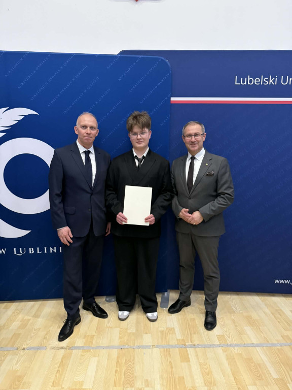 Uczeń I LO stypendystą