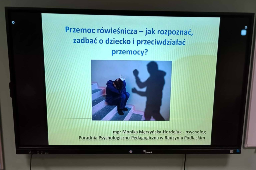 Prelekcja psycholog z PPP w Białej nt. przemocy