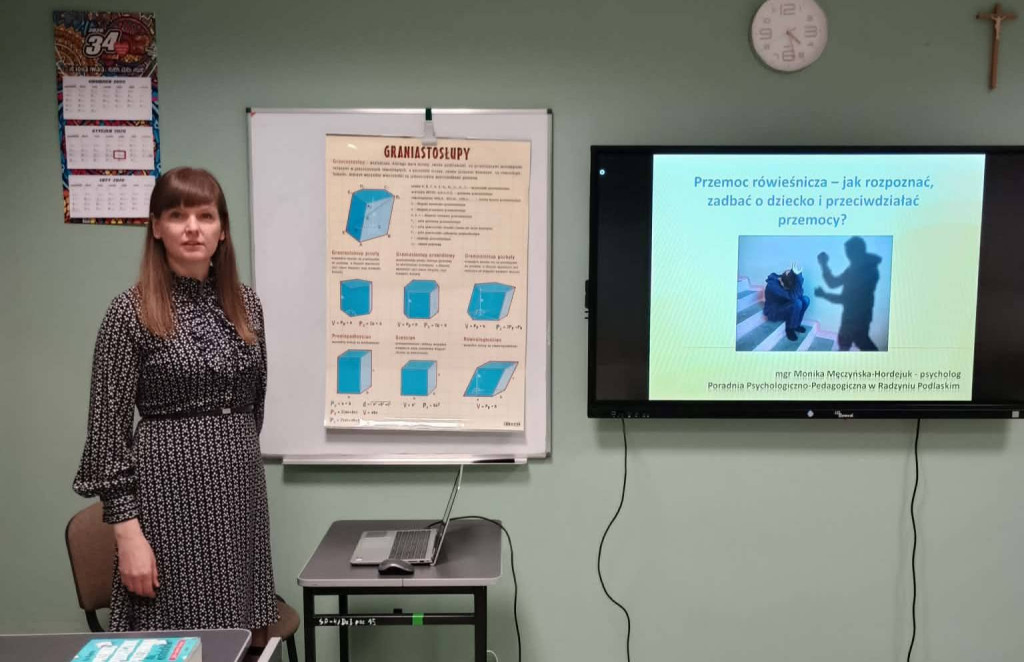 Prelekcja psycholog z PPP w Białej nt. przemocy