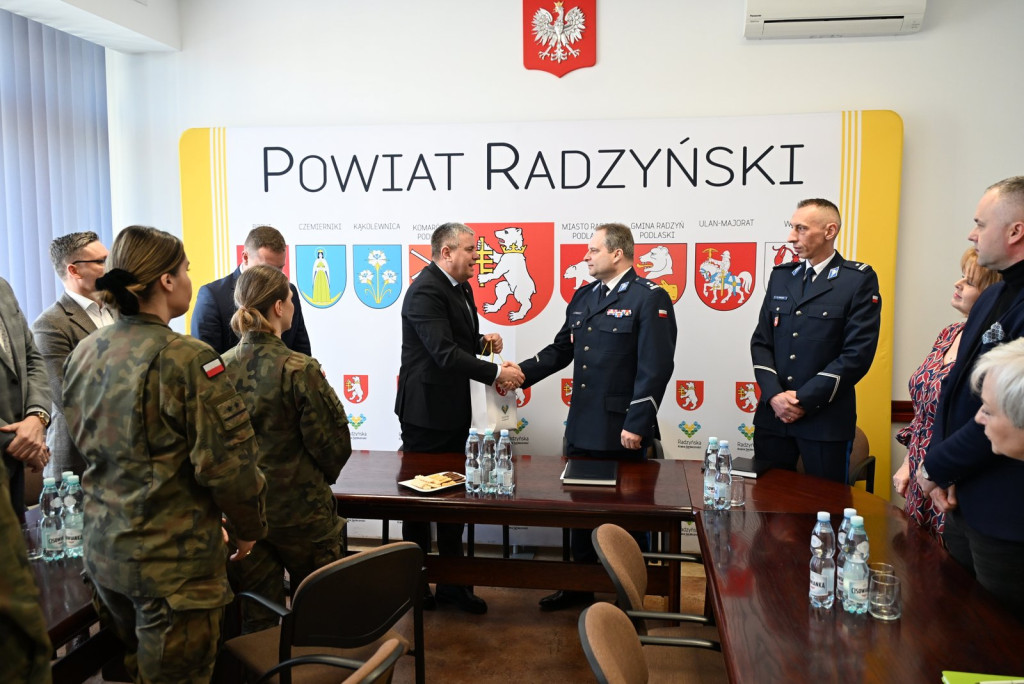 Oficjalne powitanie nowego komendanta policji