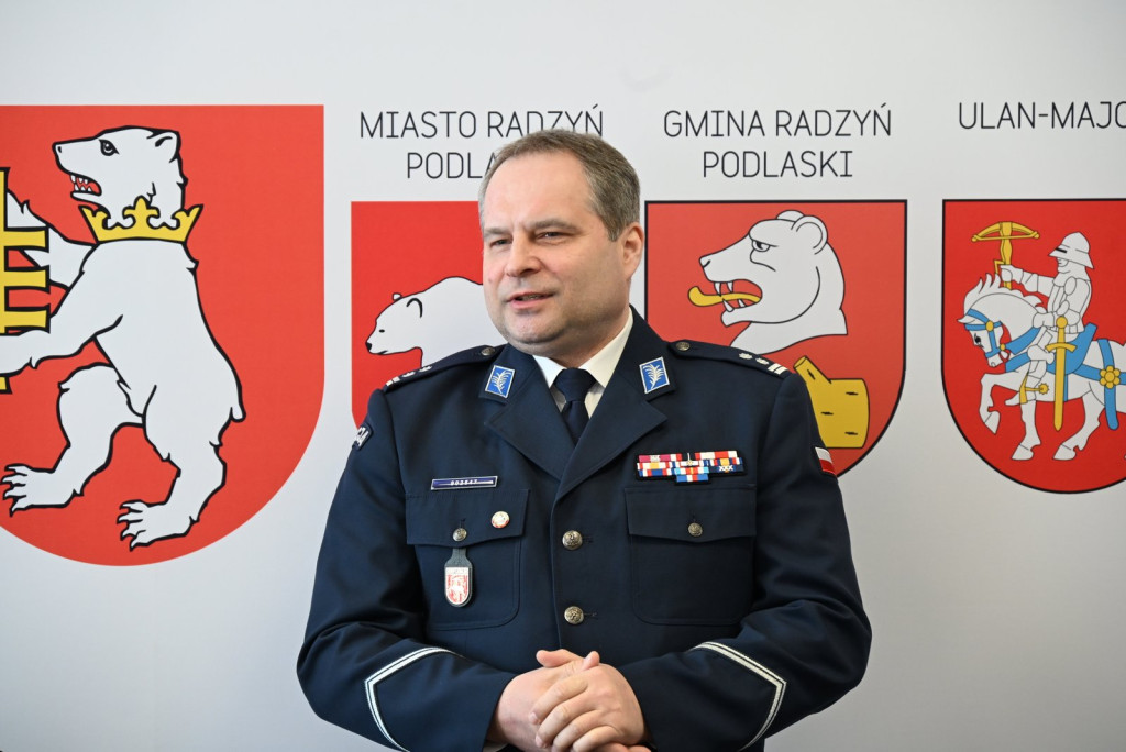 Oficjalne powitanie nowego komendanta policji