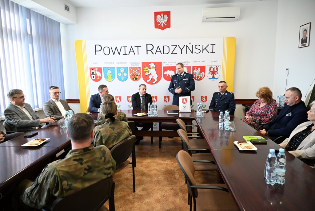 Oficjalne powitanie nowego komendanta policji