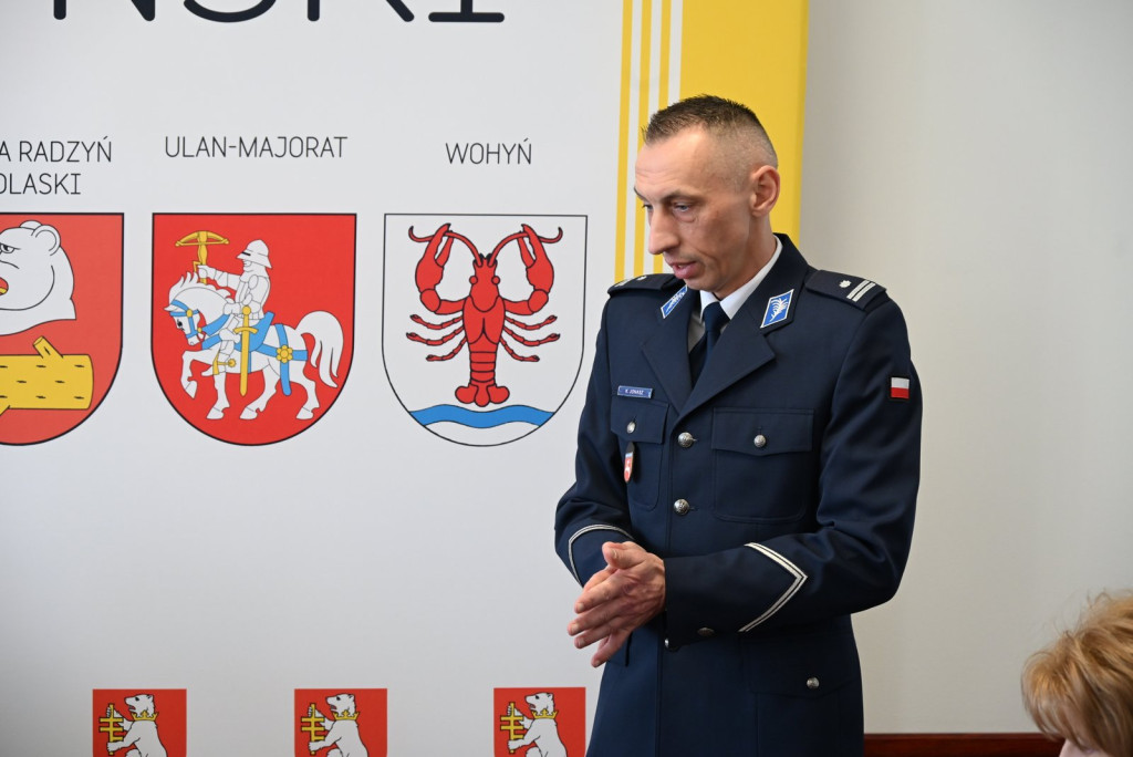 Oficjalne powitanie nowego komendanta policji