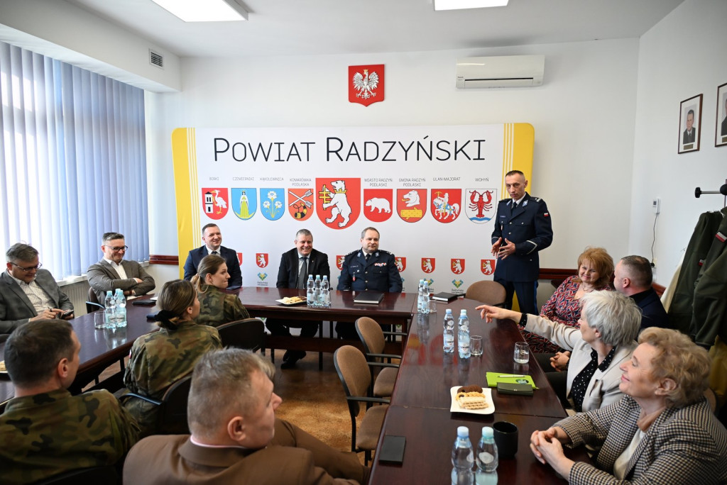 Oficjalne powitanie nowego komendanta policji