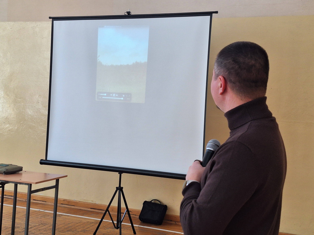 Szkolenie na temat broni w I LO