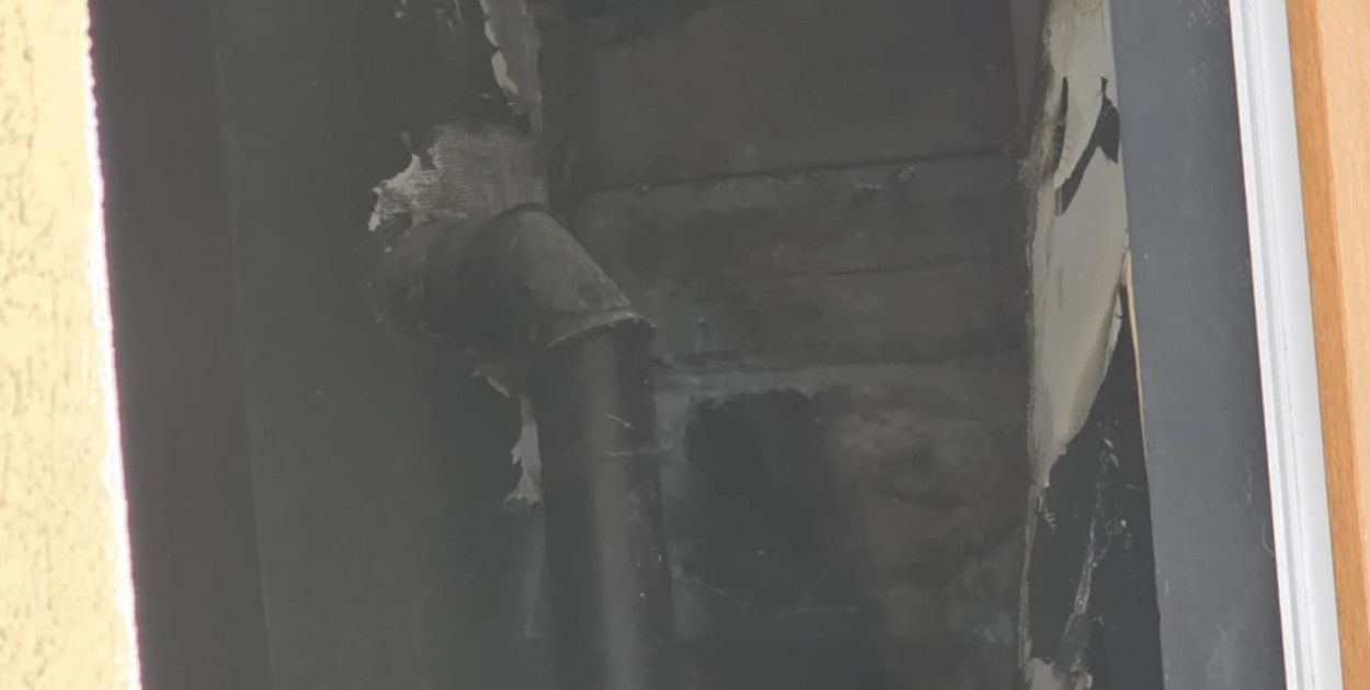 Pożar w Komarówce Podlaskiej