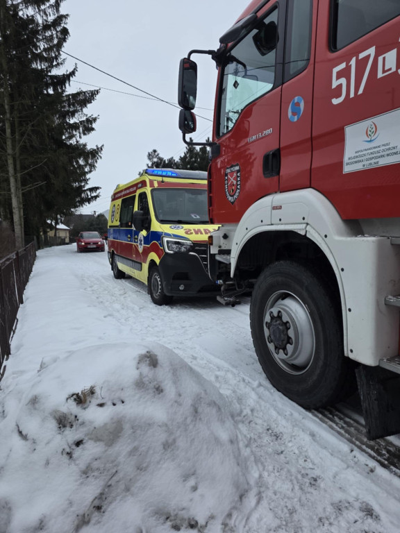 Pożar w Komarówce Podlaskiej