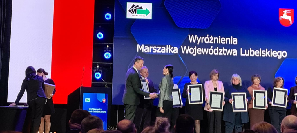 Wyróżnienie dla pracownicy PUP w Radzyniu