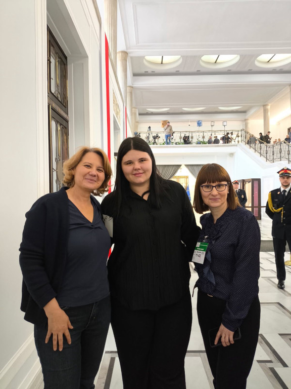 Wycieczka z I LO do Sejmu