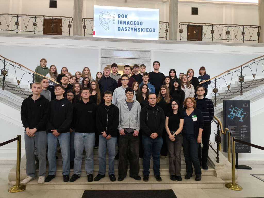 Wycieczka z I LO do Sejmu