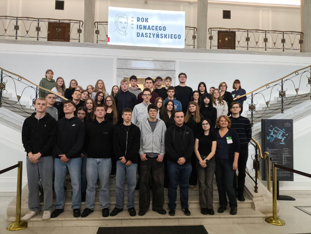 Wycieczka z I LO do Sejmu