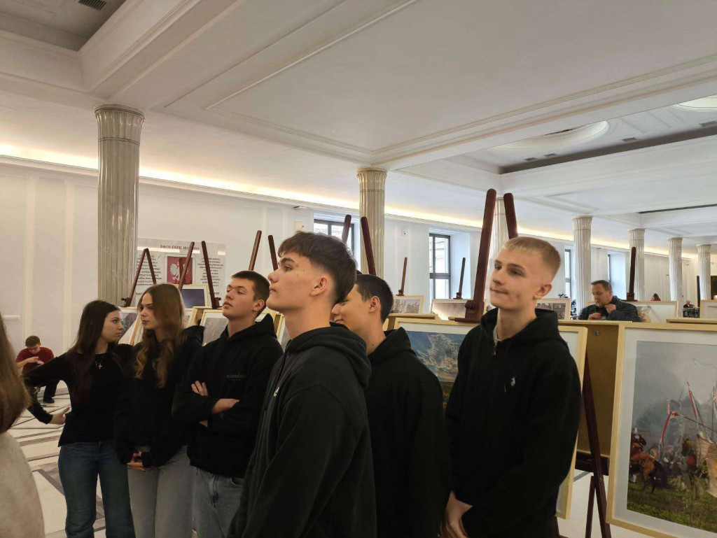 Wycieczka z I LO do Sejmu