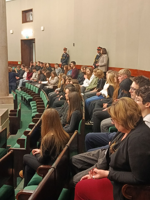Wycieczka z I LO do Sejmu