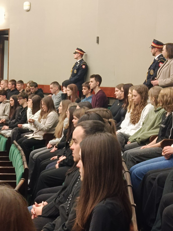 Wycieczka z I LO do Sejmu