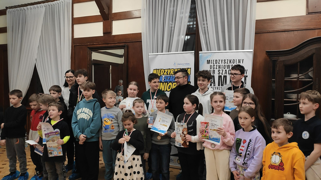 Sebastian Bogucki na turnieju szachowym