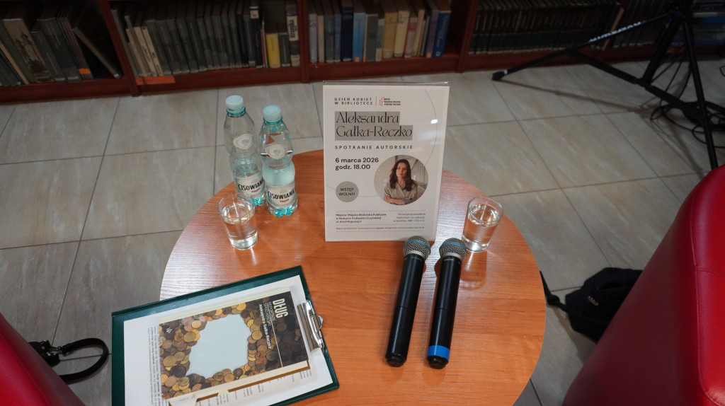Promocja książki Aleksandry Gałki-Reczko w MBP