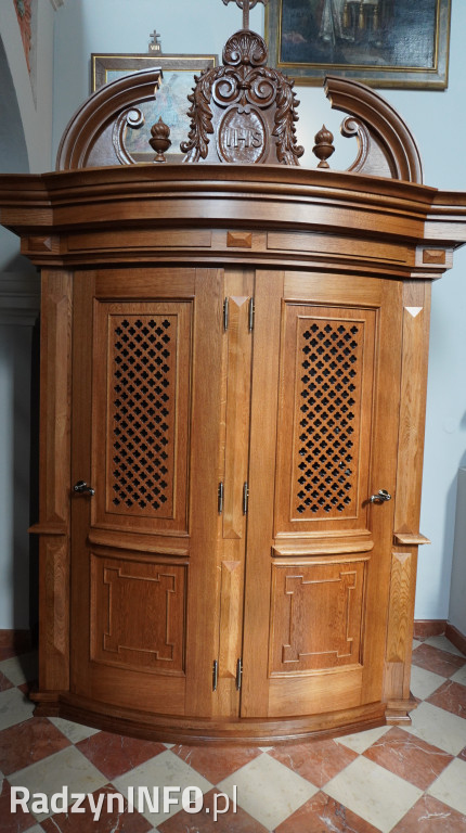 Nowy konfesjonał w kościele Trójcy Świętej