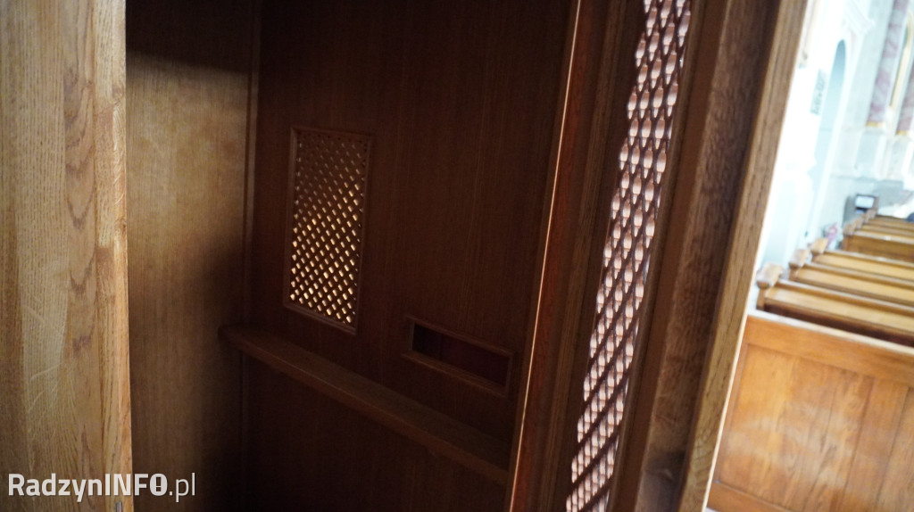 Nowy konfesjonał w kościele Trójcy Świętej