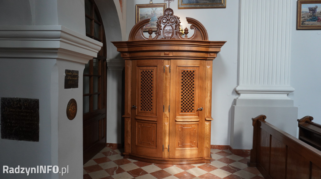 Nowy konfesjonał w kościele Trójcy Świętej