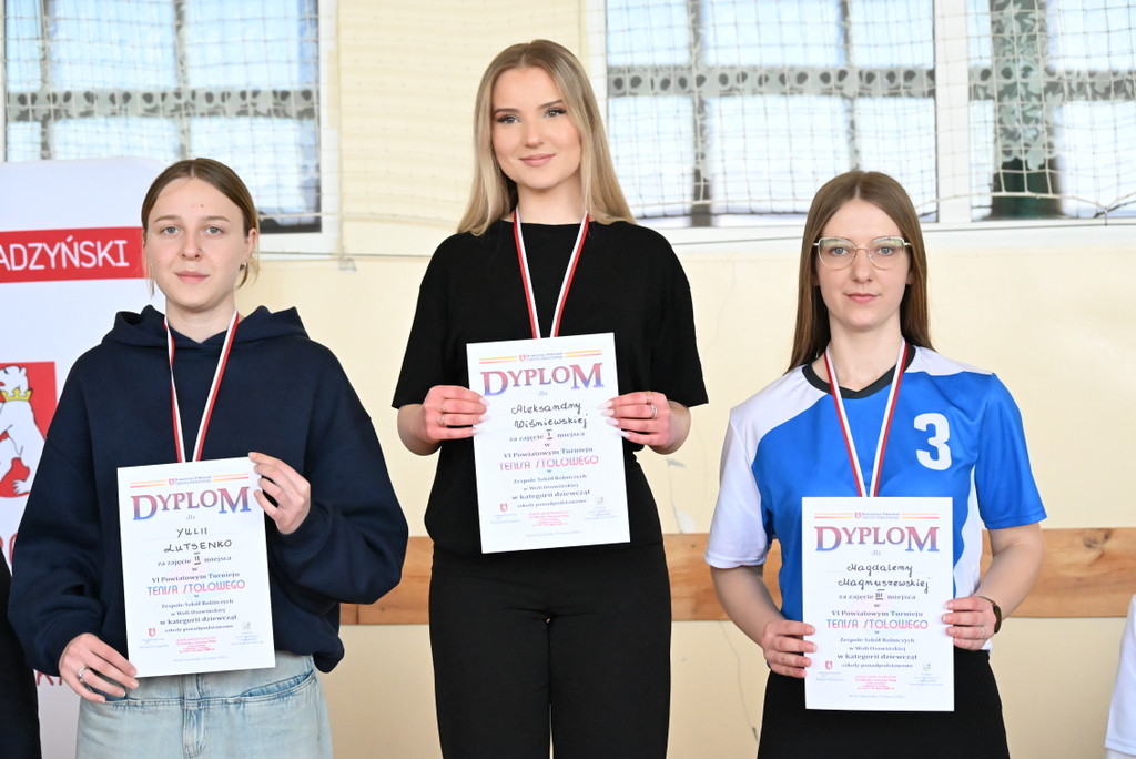 VI Powiatowy Turniej Tenisa Stołowego