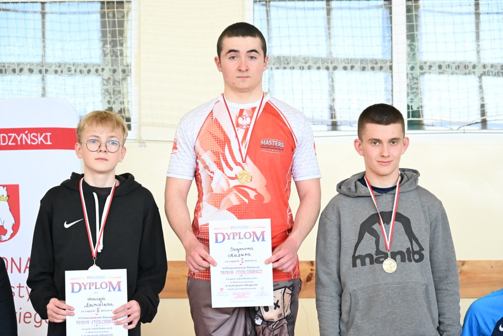 VI Powiatowy Turniej Tenisa Stołowego