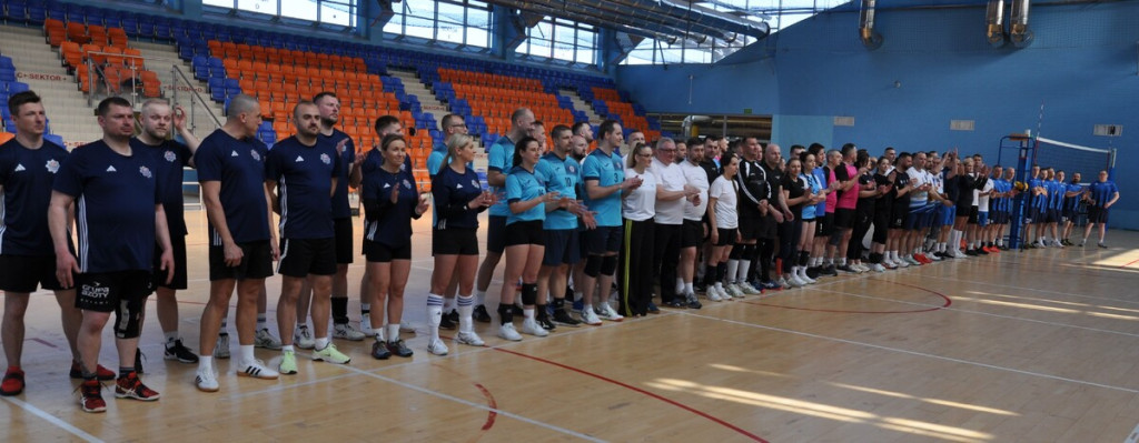 Wojewódzki turniej siatkówki policjantów