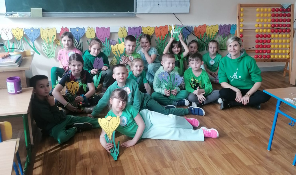 Pierwszy dzień wiosny w SP w Komarówce