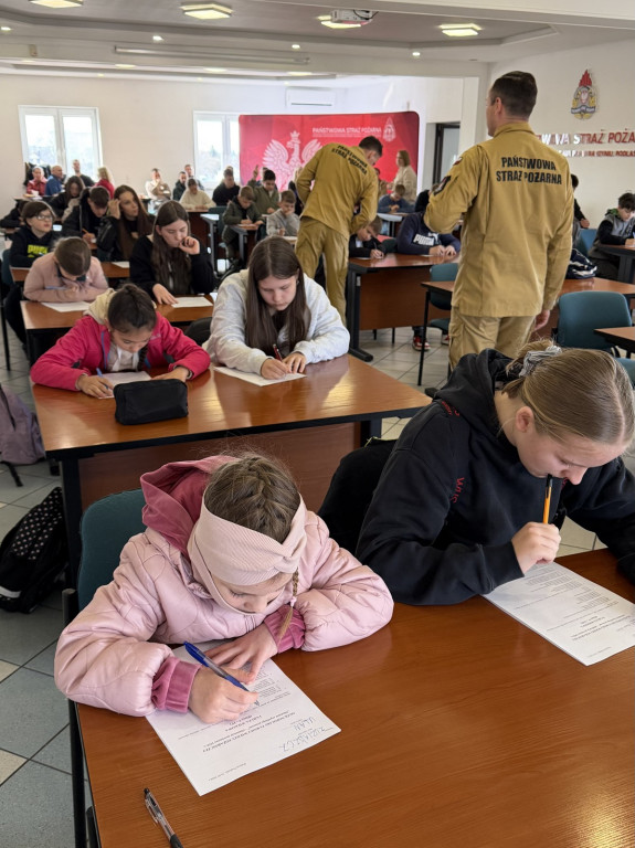 Powiatowy etap turnieju wiedzy pożarniczej