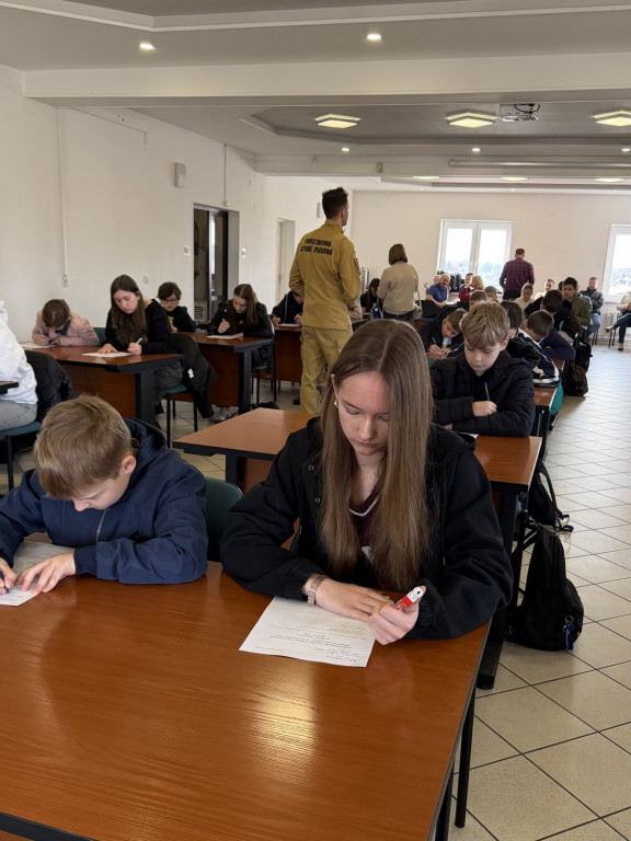Powiatowy etap turnieju wiedzy pożarniczej