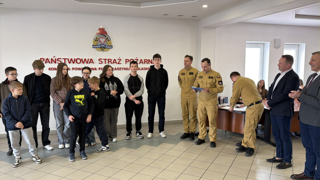 Powiatowy etap turnieju wiedzy pożarniczej