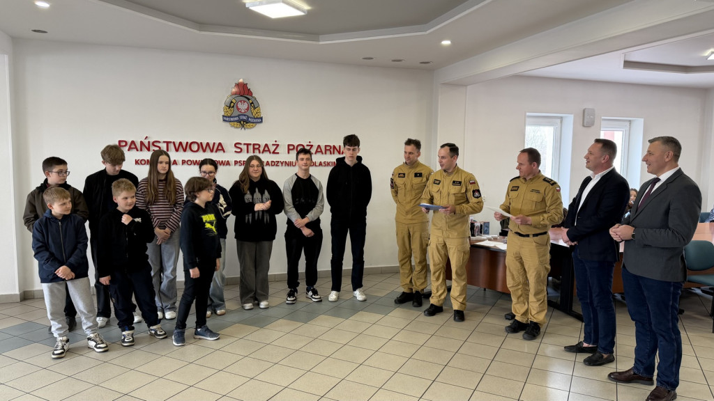 Powiatowy etap turnieju wiedzy pożarniczej