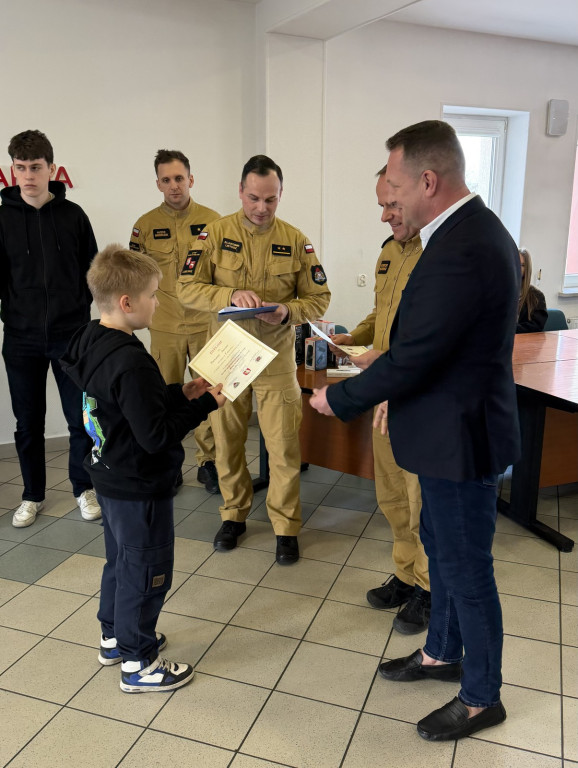 Powiatowy etap turnieju wiedzy pożarniczej