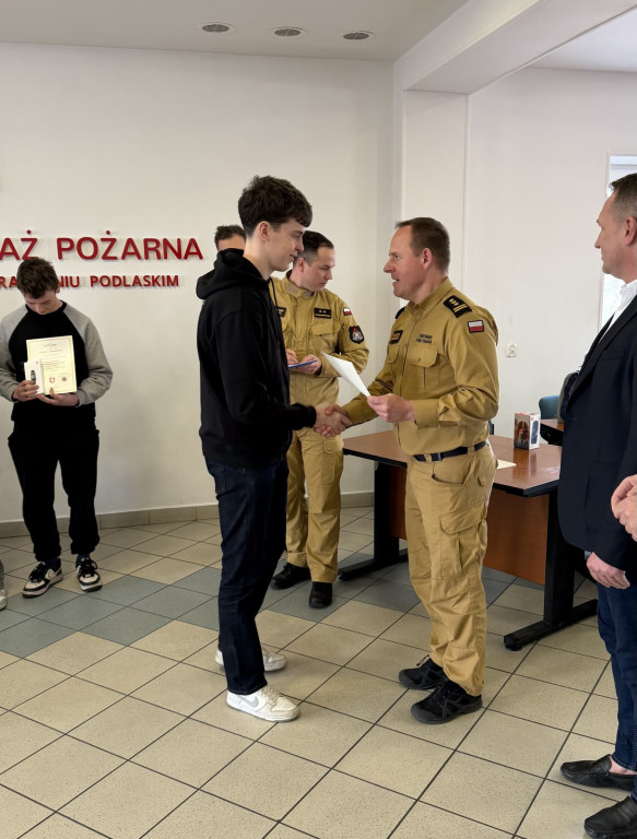 Powiatowy etap turnieju wiedzy pożarniczej