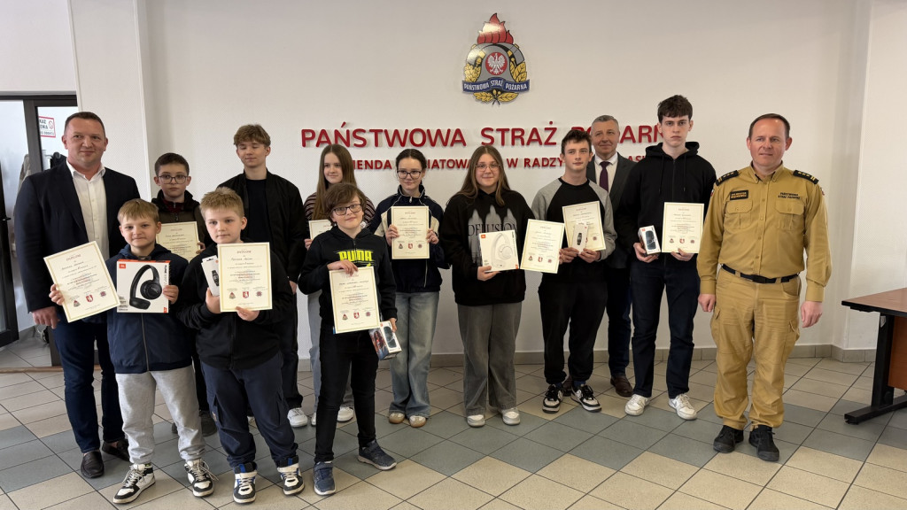 Powiatowy etap turnieju wiedzy pożarniczej