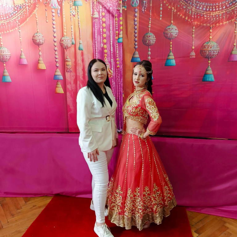 Uczennice ZSP na konkursie 