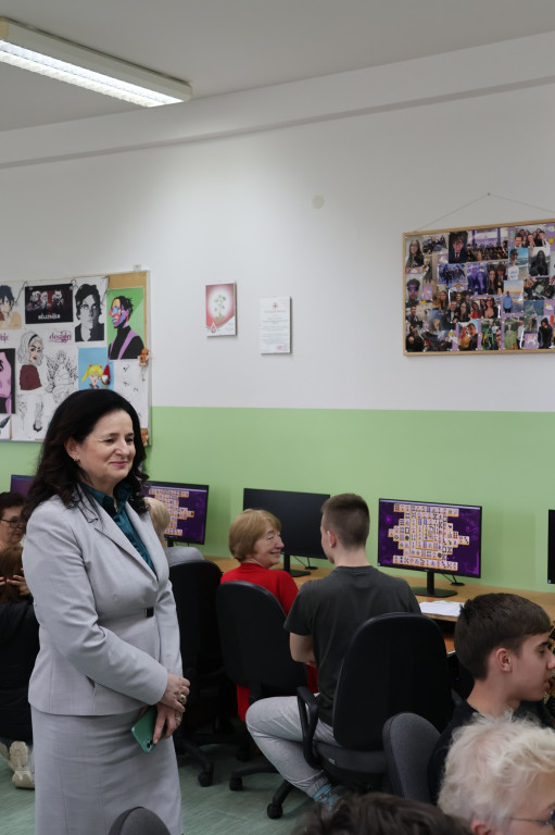 Zajęcia komputerowe dla seniorów z RUTW w ZSP