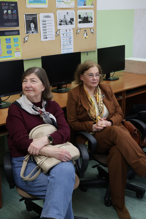 Zajęcia komputerowe dla seniorów z RUTW w ZSP