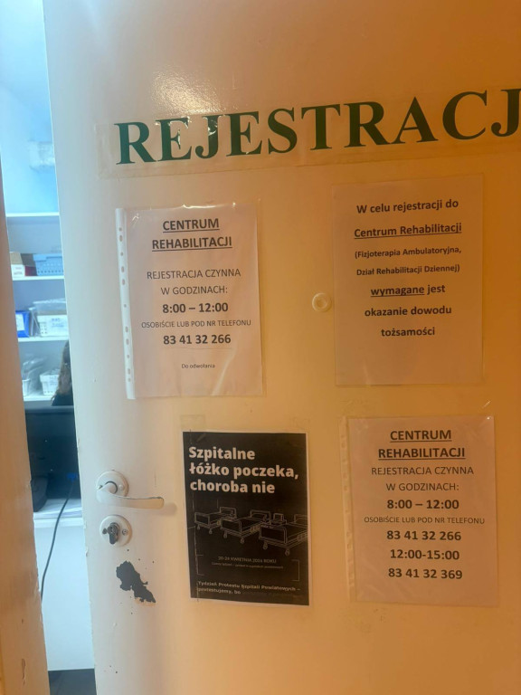 Akcja protestacyjna w radzyńskim szpitalu